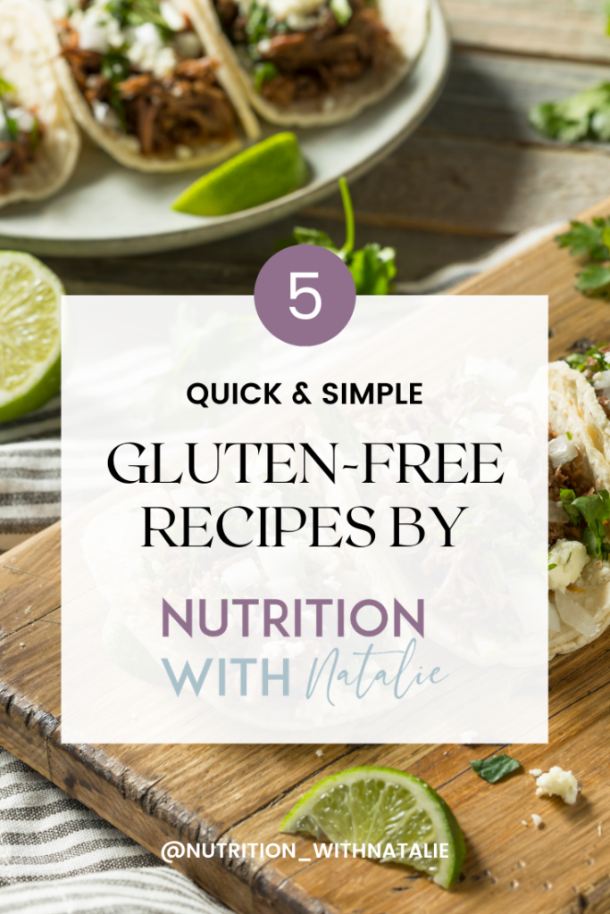 Gluten free recipe pack